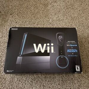 Nintendo Wii Black Console Bundle